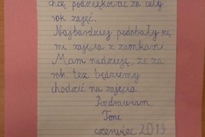 Klasa 2 - Podziękowania
